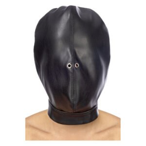 Капюшон для БДСМ Fetish Tentation Closed BDSM hood in leatherette