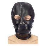 Капюшон з кляпом для БДСМ Fetish Tentation BDSM hood in leatherette with removable gag