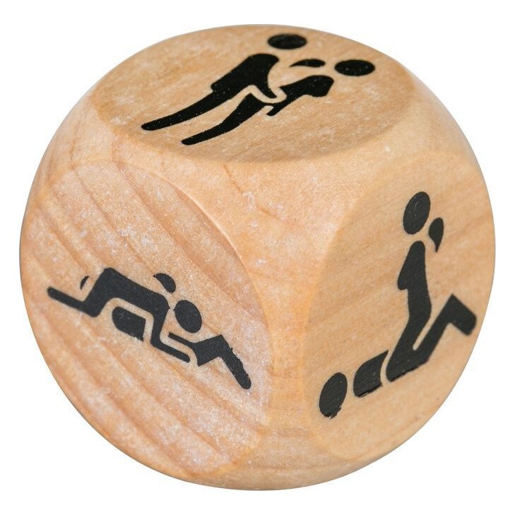 Дерев'яний кубик з позами Adrien Lastic Dice Sexy (1 шт) Дерев'яний кубик з позами Adrien Lastic Dice Sexy (1 шт)