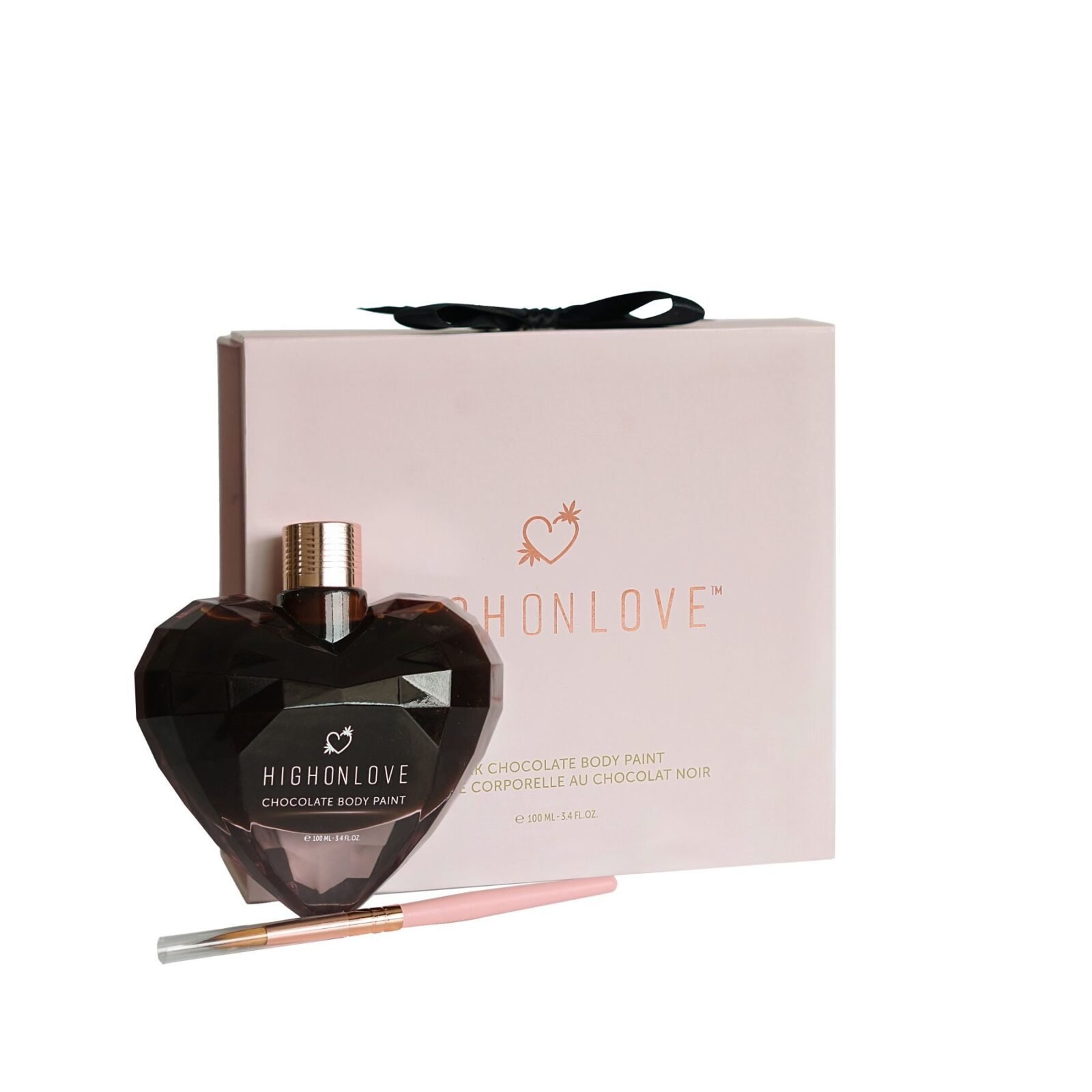 Преміум фарба для тіла HighOnLove Chocolate Body Paint (100 мл) з какао, кофеїном, маслом канабісу Преміум фарба для тіла HighOnLove Chocolate Body Paint (100 мл) з какао, кофеїном, маслом канабісу