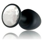 Анальна пробка Dorcel Geisha Plug Diamond M з кулькою всередині, створює вібрації, макс. діам. 3,2см