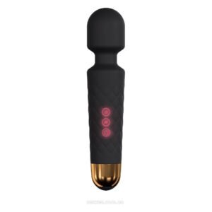 Мінівібромасажер Dorcel Wand Wanderful Black потужний, водонепроникний, 18 режимів роботи