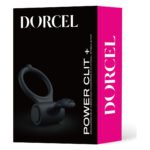 Ерекційне кільце Dorcel Power Clit Plus з вібрацією, перезаряджається, з язичком та щіточкою