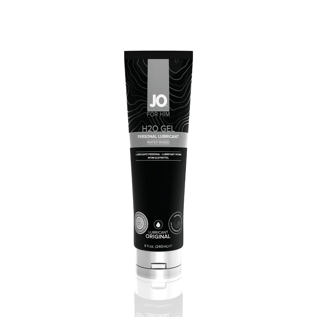 Густа змазка на водній основі JO H2O GEL — ORIGINAL (240 мл), рослинний гліцерин Густа змазка на водній основі JO H2O GEL — ORIGINAL (240 мл), рослинний гліцерин