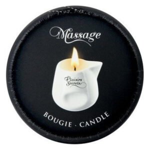 Масажна свічка Plaisirs Secrets Chocolate (80 мл) подарункова упаковка, керамічний посуд