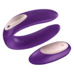 Вібратор для пар Satisfyer Double Plus Remote із пультом ДК та двома моторчиками