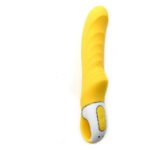 Потужний вібратор Satisfyer Vibes Yummy Sunshine з гнучким стовбуром і стимул. рельєфом, 12 режимів