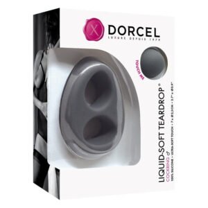 Ерекційне кільце Dorcel Liquid-Soft Teardrop для члена і мошонки, soft-touch силікон