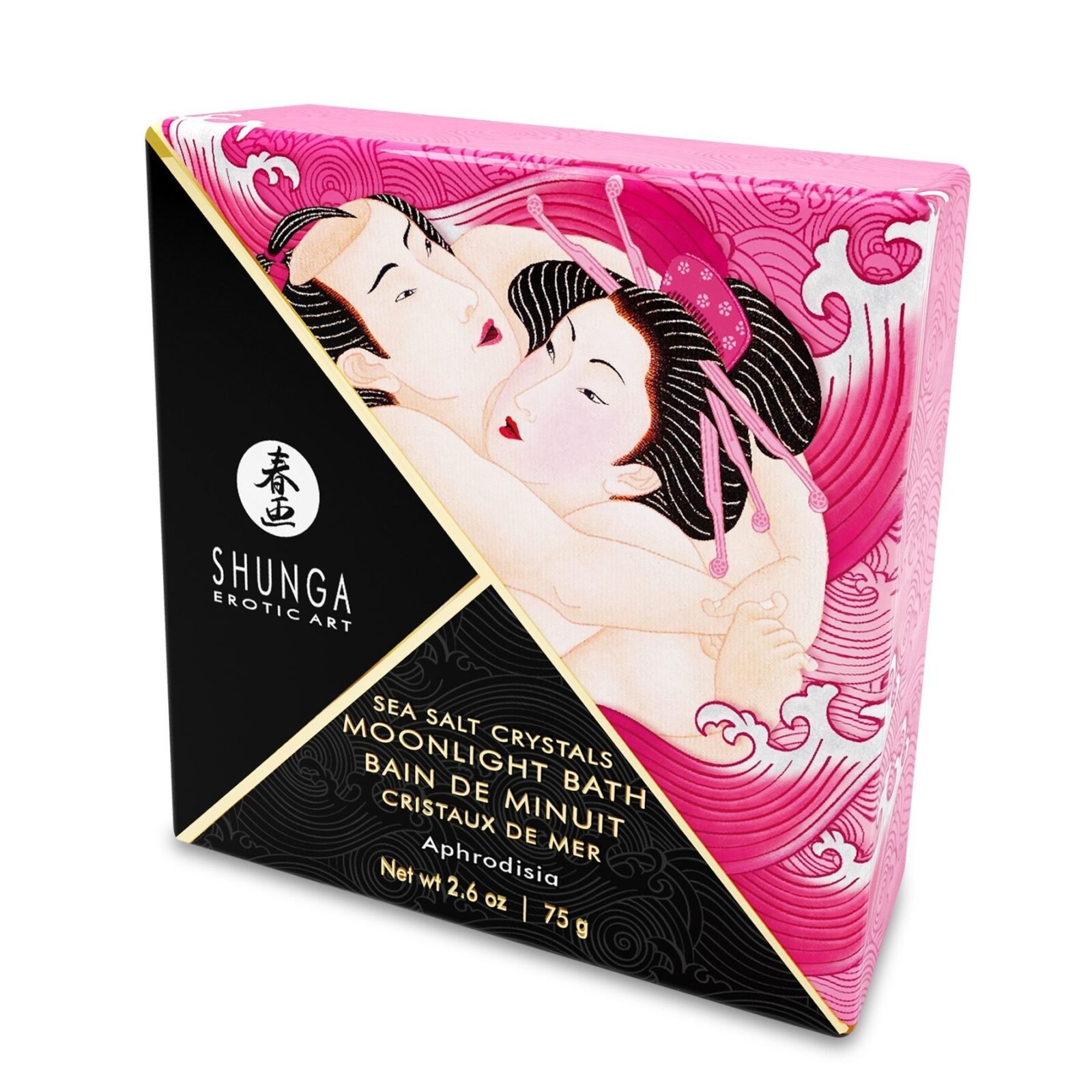 Сіль для ванни Shunga Moonlight Bath – Aphrodisia (75 г), сіль Мертвого моря, ароматичні олії Сіль для ванни Shunga Moonlight Bath – Aphrodisia (75 г), сіль Мертвого моря, ароматичні олії