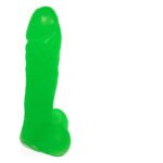 Мило у формі пеніса Чистий Кайф Green size L, крафтове мило-член, натуральне