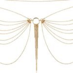 Ланцюжок на трусики або ліф Bijoux Indiscrets MAGNIFIQUE Waist Chain - Gold, прикраса на тіло