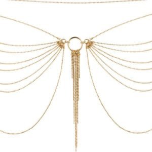 Ланцюжок на трусики або ліф Bijoux Indiscrets MAGNIFIQUE Waist Chain - Gold, прикраса на тіло