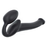 Безремінний страпон Strap-On-Me Black S, повністю регульований, діаметр 2,7 см