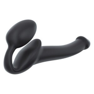 Безремінний страпон Strap-On-Me Black S, повністю регульований, діаметр 2,7 см
