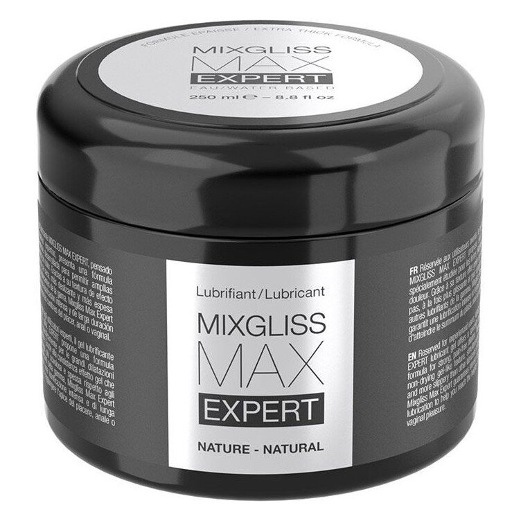 Густа змазка для фістингу та анального сексу MixGliss MAX Expert Nature (250 мл) на водній основі Густа змазка для фістингу та анального сексу MixGliss MAX Expert Nature (250 мл) на водній основі