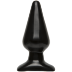Анальна пробка Doc Johnson Smooth Classic Large - Black, макс. діаметр 5,7 см