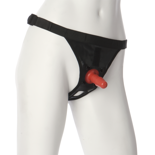 Трусики для страпону Doc Johnson Ultra Harness with Plug з кріпленням Vac-U-Lock, унісекс Трусики для страпону Doc Johnson Ultra Harness with Plug з кріпленням Vac-U-Lock, унісекс