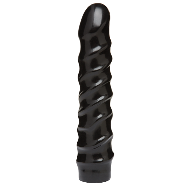 Дилдо Doc Johnson CodeBlack - 8 Inch Raging Vac-U-Lock із стимулювальним рельєфом, діаметр 3,8 см Дилдо Doc Johnson CodeBlack - 8 Inch Raging Vac-U-Lock із стимулювальним рельєфом, діаметр 3,8 см