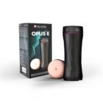 Мастурбатор анус з електростимуляцією Mystim Opus E Anus, бежевий, 21.5 х 8.4 см