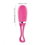 Віброяйце Dorcel Secret Delight Magenta з пультом ДК, з турборежимом і голосовим керуванням