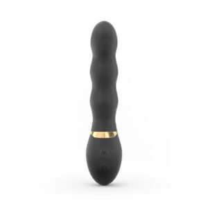 Вібратор ультрастимулювальний Dorcel Too Much Rechargeable Black, гнучкий і потужний, 3 вібромотори