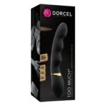 Вібратор ультрастимулювальний Dorcel Too Much Rechargeable Black, гнучкий і потужний, 3 вібромотори