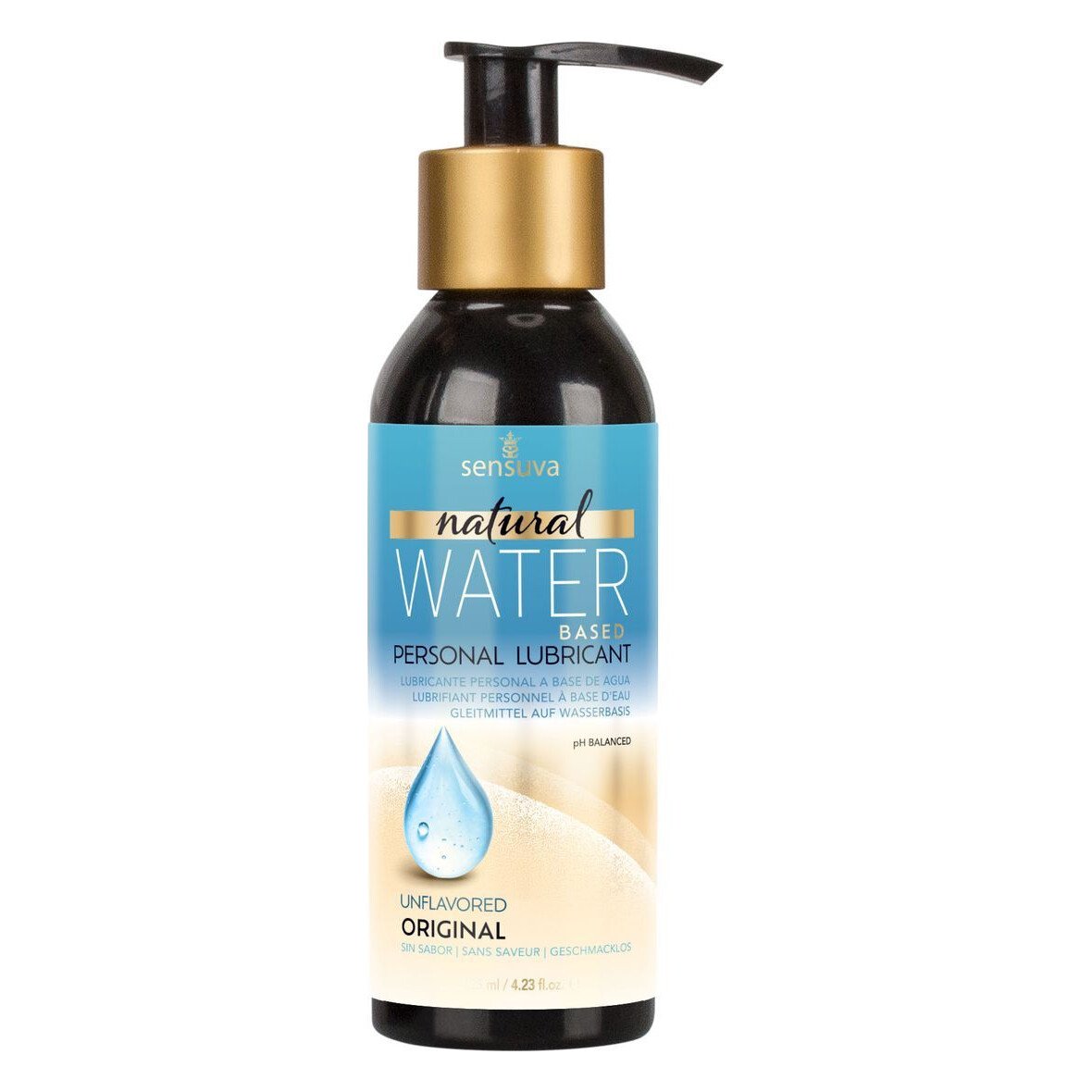 Лубрикант на водній основі Sensuva Natural Water-Based (125 мл), без гліцерину та парабенів Лубрикант на водній основі Sensuva Natural Water-Based (125 мл), без гліцерину та парабенів