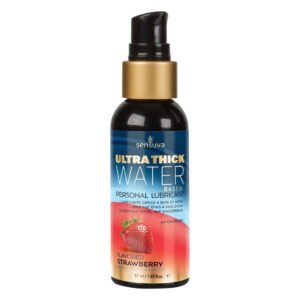 Густа змазка на водній основі Sensuva UltraThick Water-Based Strawberry (57 мл) без парабенів