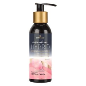 Змазка водно-силіконова Sensuva Hybrid Cotton Candy (125 мл) без цукру, можна для оральних пестощів