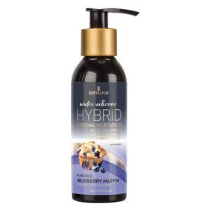 Змазка водно-силіконова Sensuva Hybrid Blueberry Muffin 125мл без цукру, можна для оральних пестощів