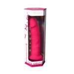 Фалоімітатор SilexD Henry Pink (MODEL 2 size 7.5in), двошаровий, силікон + Silexpan, діаметр 4,8 см