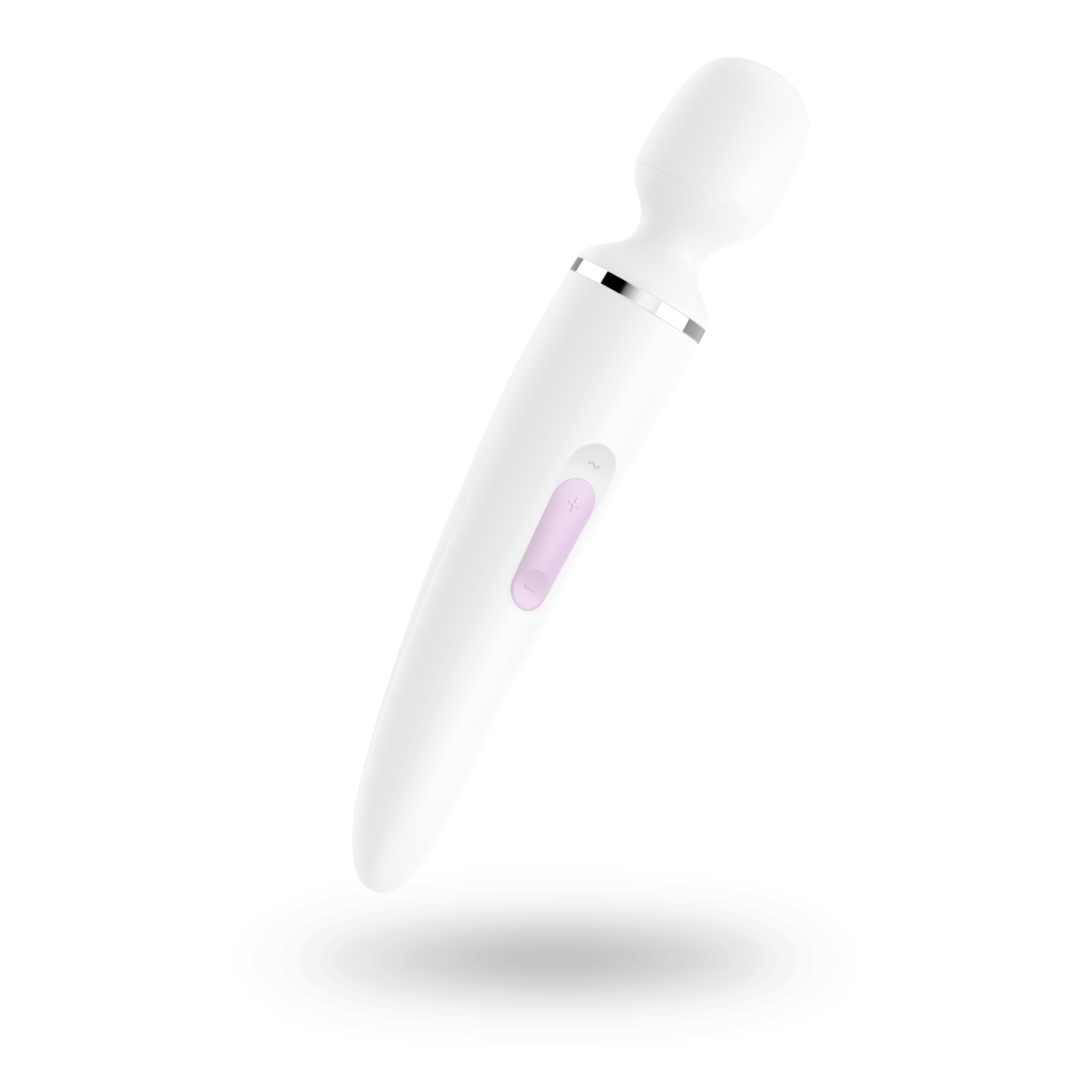Вібромасажер Satisfyer Wand-er Woman (White/Chrome), водонепроникний, потужний, розмір XXL Вібромасажер Satisfyer Wand-er Woman (White/Chrome), водонепроникний, потужний, розмір XXL