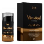 Рідкий вібратор Intt Vibration Coffee (15 мл), густий гель, дуже смачний, діє до 30 хвилин