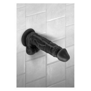 Фалоімітатор Real Body — Real Tony Black, TPE, діаметр 3,5 см