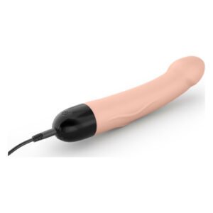 Вібратор Dorcel Real Vibration M Flesh 2.0, діаметр 3,7см, перезаряджається, для точки G