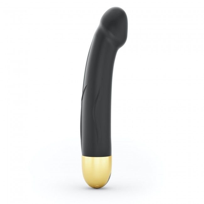 Вібратор Dorcel Real Vibration M Gold 2.0, діаметр 3,7см, перезаряджається, для точки G Вібратор Dorcel Real Vibration M Gold 2.0, діаметр 3,7см, перезаряджається, для точки G