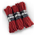 Бавовняна мотузка для шібарі Feral Feelings Shibari Rope, 8 м червона