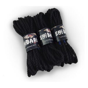 Джутова мотузка для Шибарі Feral Feelings Shibari Rope, 8 м чорна