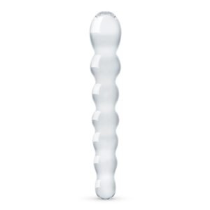 Скляний дилдо у вигляді намистин Gildo Glass Dildo No. 19