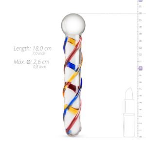 Фалоіммітатор скло Glass Dildo No.10
