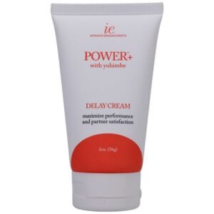 Потужний крем-пролонгатор Doc Johnson Power+with Yohimbe Delay Cream, екстракт Йохимбе, 56 г, коробка