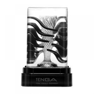 Мастурбатор TENGA Crysta Leaf, унікальний рельєф, стимулювальні пелюстки, прозорий матеріал
