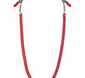zazhimy-dlya-soskov-s-tsepochkoy-feral-feelings-nipple-clamps-classic-krasnyy-54810526559005