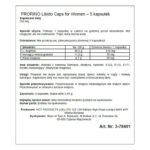 Збудливі капсули для жінок ERO PRORINO black line Libido (ціна за 5 капсул в упаковці)
