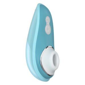 Вакуумний кліторальний стимулятор Womanizer Liberty Blue, магнітна кришка, 2 насадки