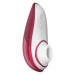 Вакуумний кліторальний стимулятор Womanizer Liberty Red, магнітна кришка, 2 насадки