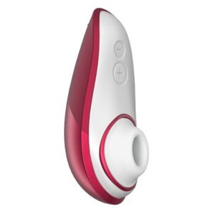 Вакуумний кліторальний стимулятор Womanizer Liberty Red, магнітна кришка, 2 насадки