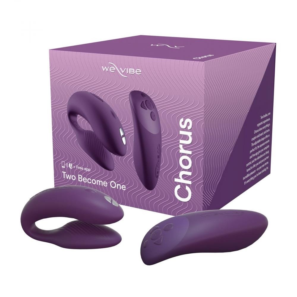 Вібромасажер для пар We-Vibe Chorus, Purple Вібромасажер для пар We-Vibe Chorus, Purple