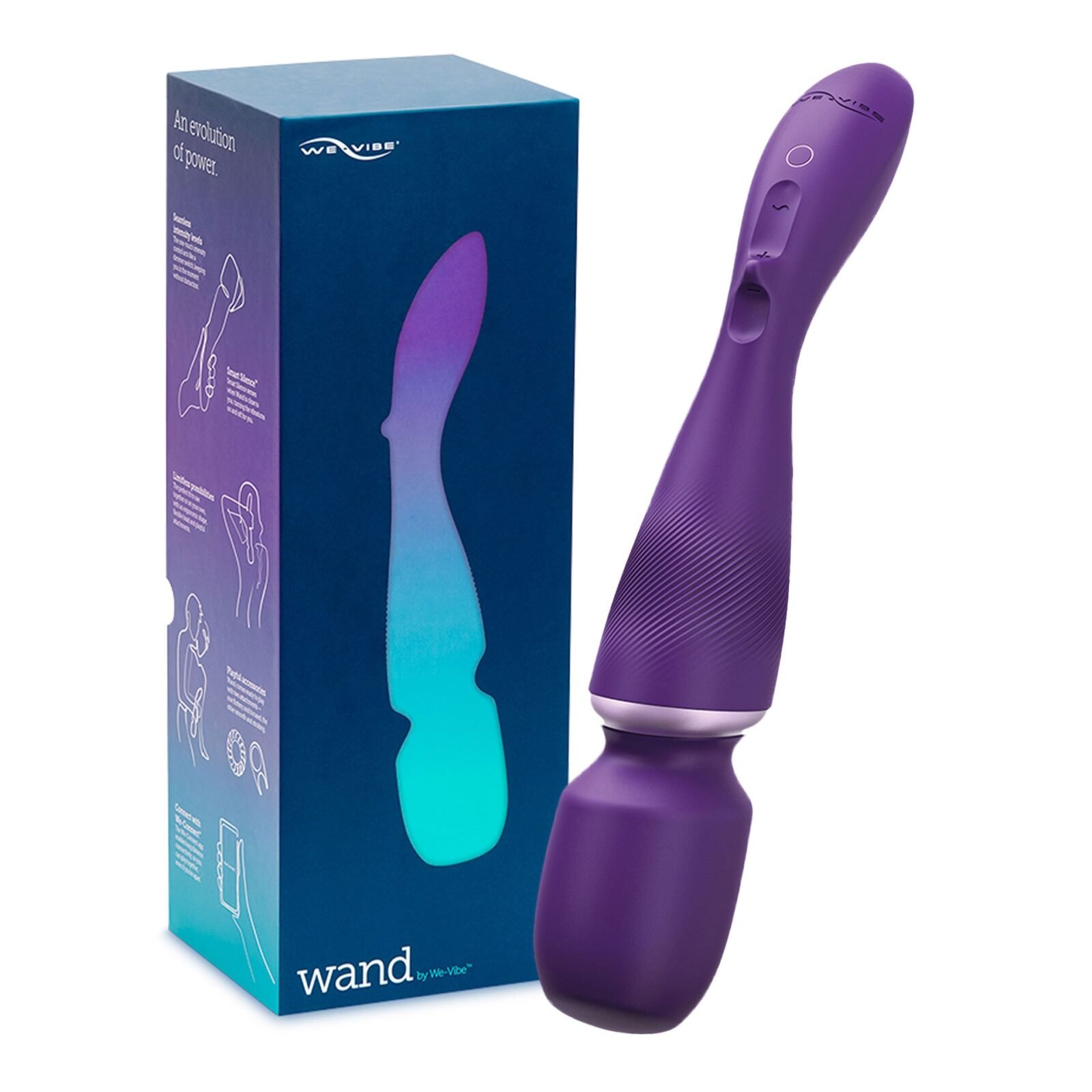 Вібромасажер Мікрофон Wand by We-Vibe, фіолетовий Вібромасажер Мікрофон Wand by We-Vibe, фіолетовий
