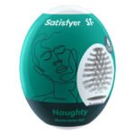 Самозмащувальний мастурбатор-яйце Satisfyer Masturbator Egg Naughty, одноразовий, не потребує змазки